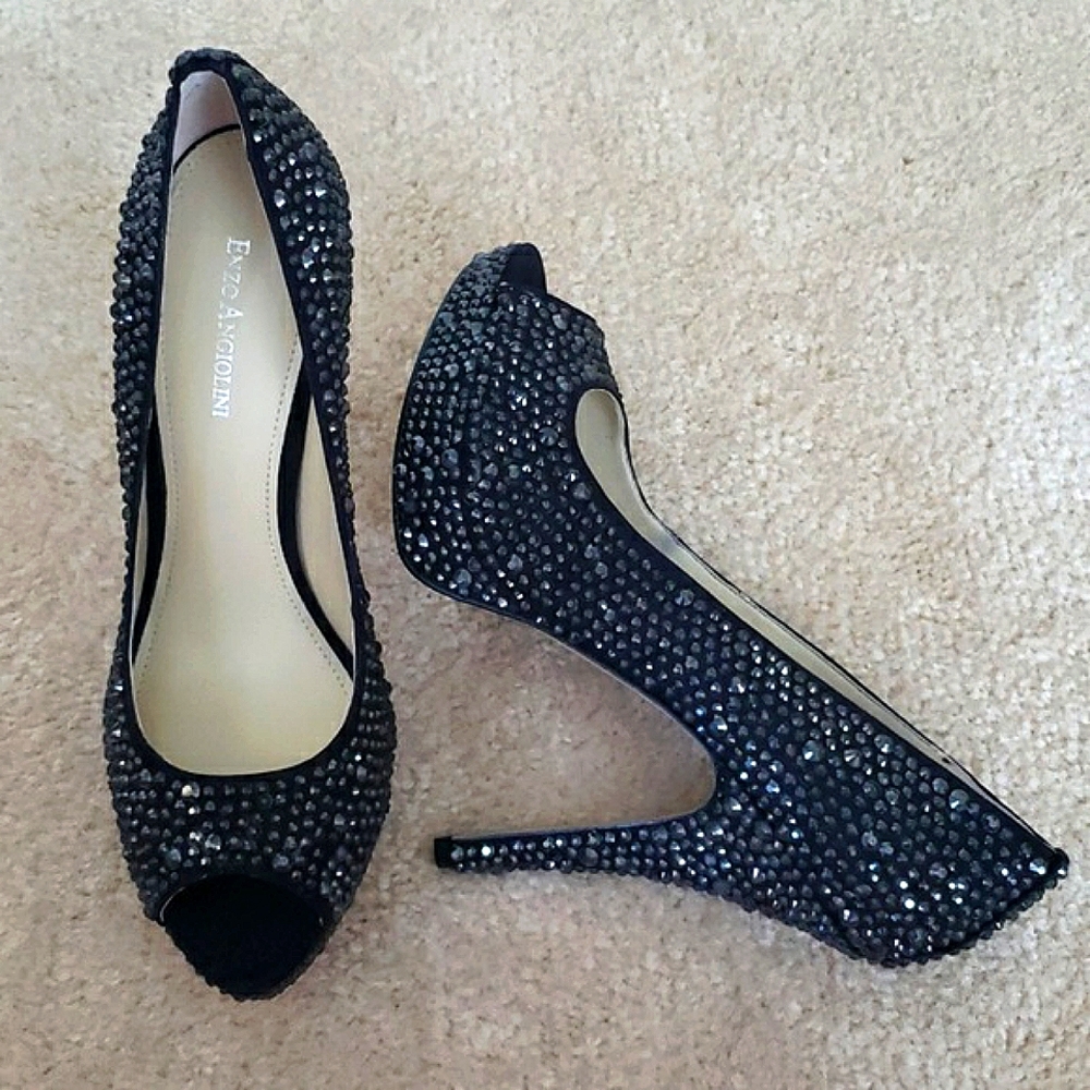 New Enzo Angiolini "Show You" Rhinestone Pump (10)